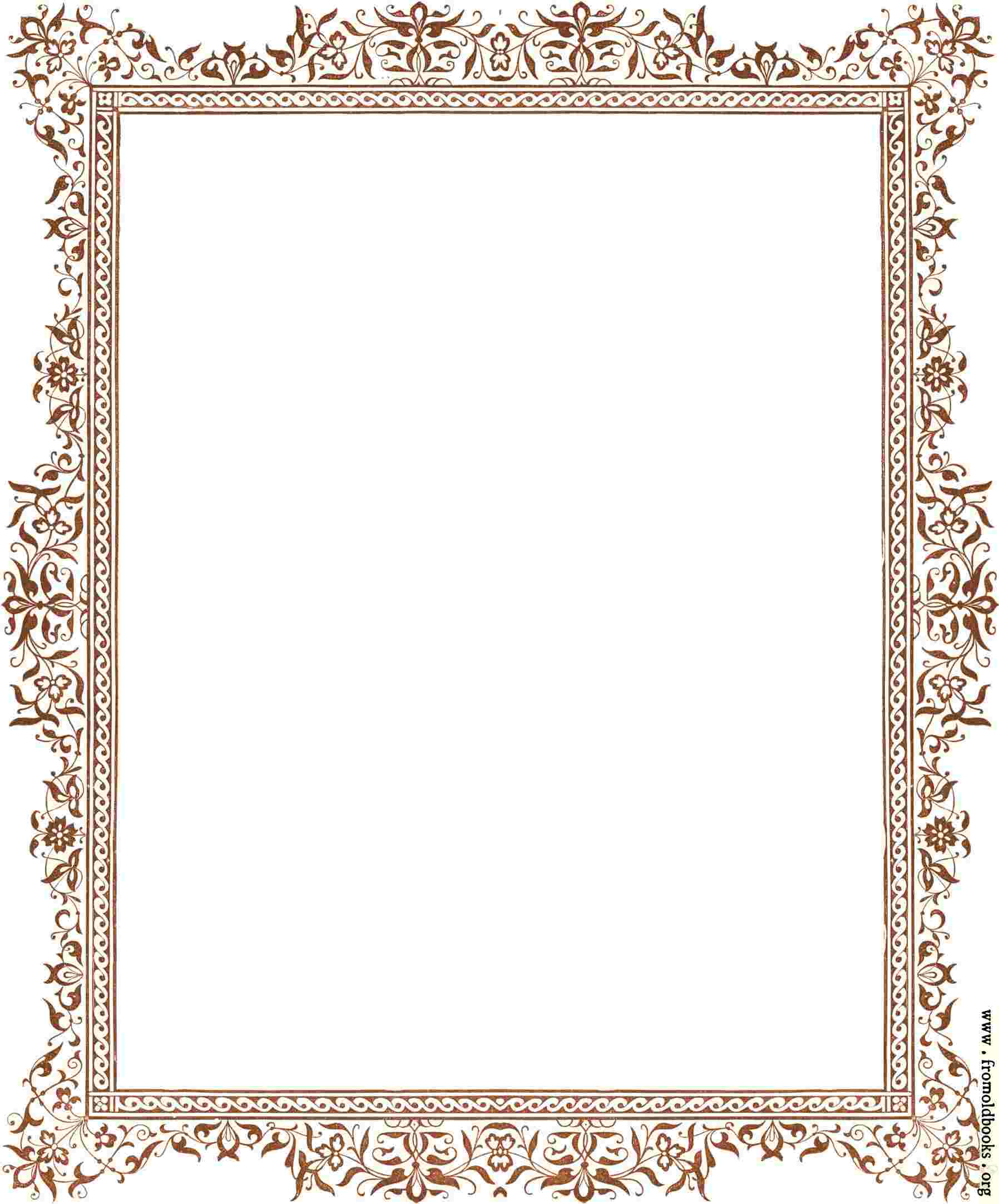 Cliparts Library: Antique Border Clipart Leafy Clip Art.