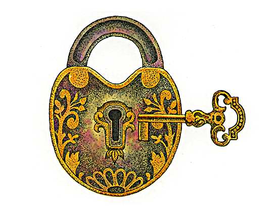 Padlock And Key Clipart.