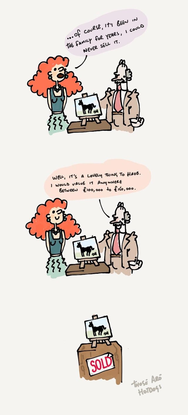 Antiques Roadshow [OC] : comics.