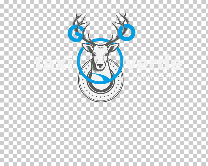 Deer Antler Logo Line Font, blue taxi PNG clipart.