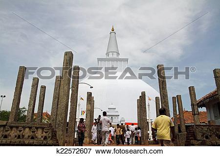 Picture of Ruwanweli saya in Anuradhapura, Sri Lanka k22572607.