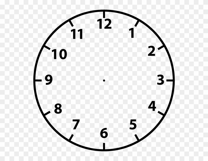 Clock Face Clip Art.