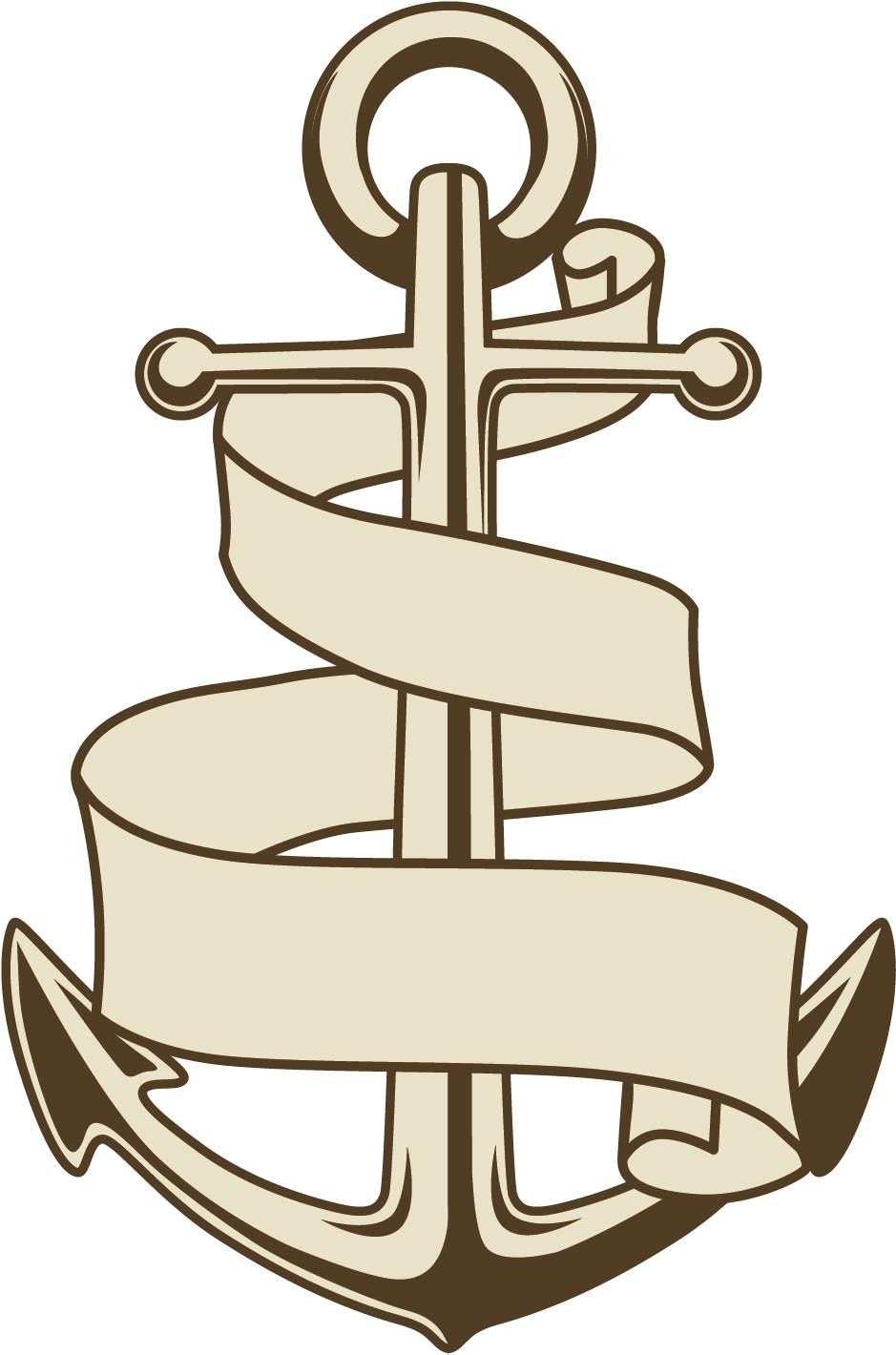 Drawn Anchor Ship.