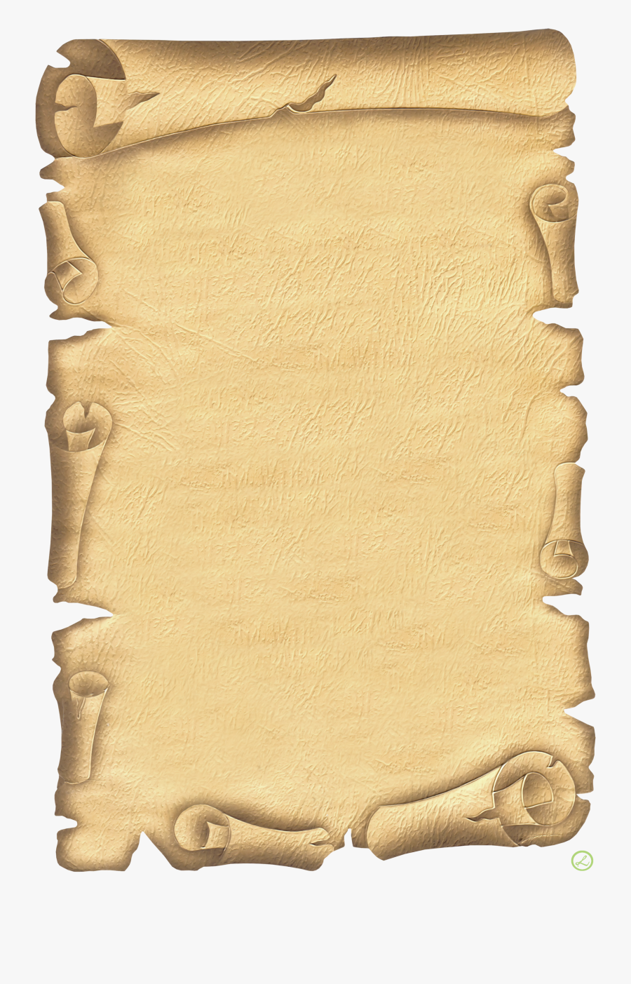 Old Paper Border , Free Transparent Clipart.