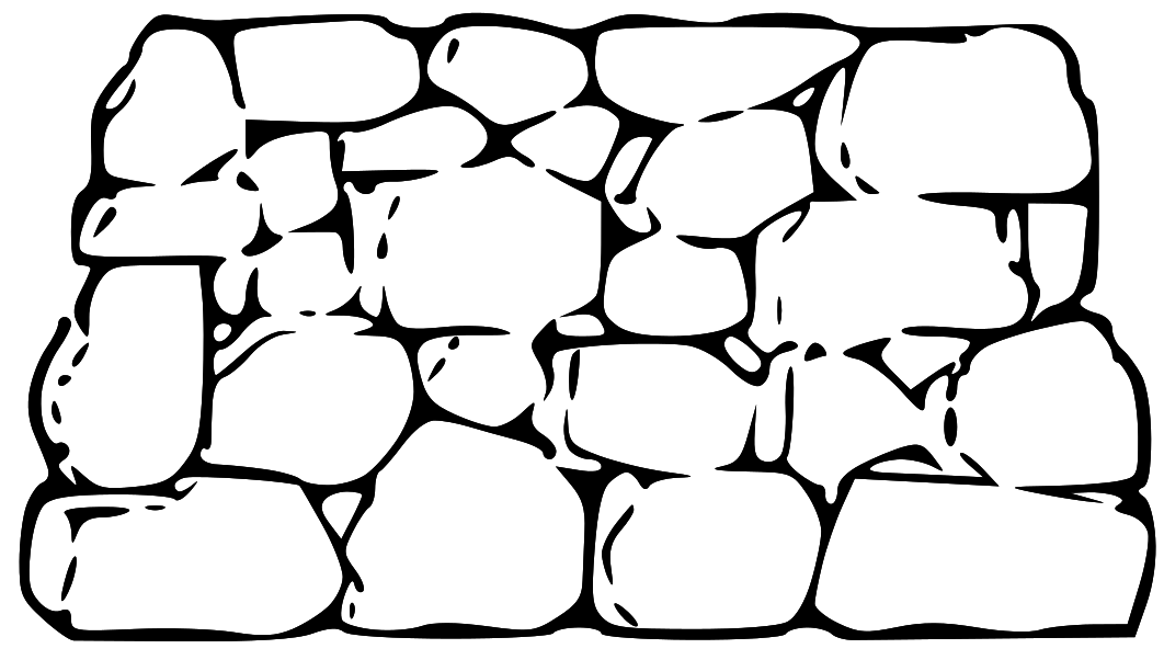 Stone Wall Clipart.