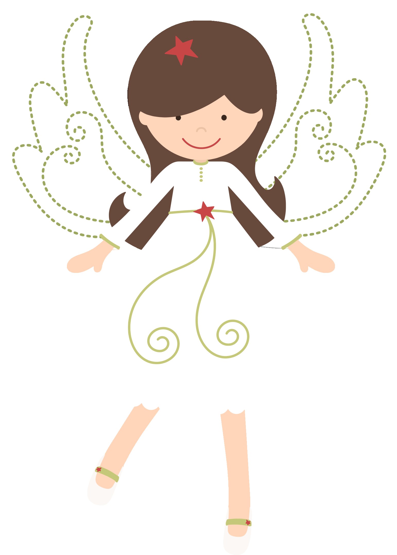 For Clipart Cartoon Angel Girl.