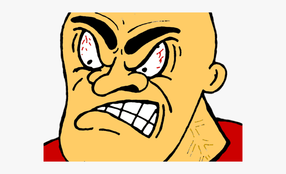 Editingsoftware Clipart Angry Man Face.