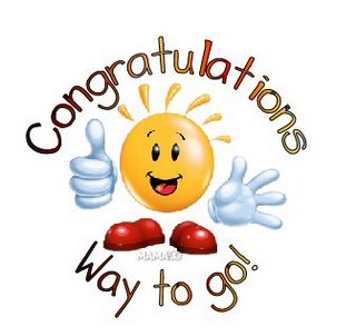 1168 Congratulations free clipart.