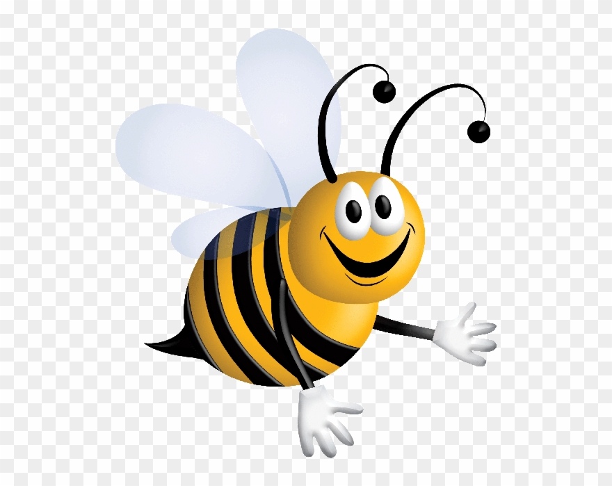 Cartoon Honey Bee Clip Art.