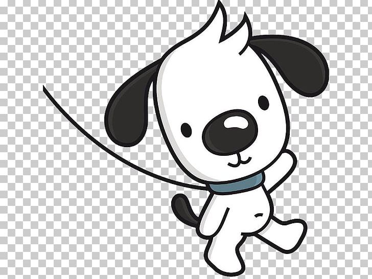 Dog Walking Cartoon Illustration PNG, Clipart, Black.