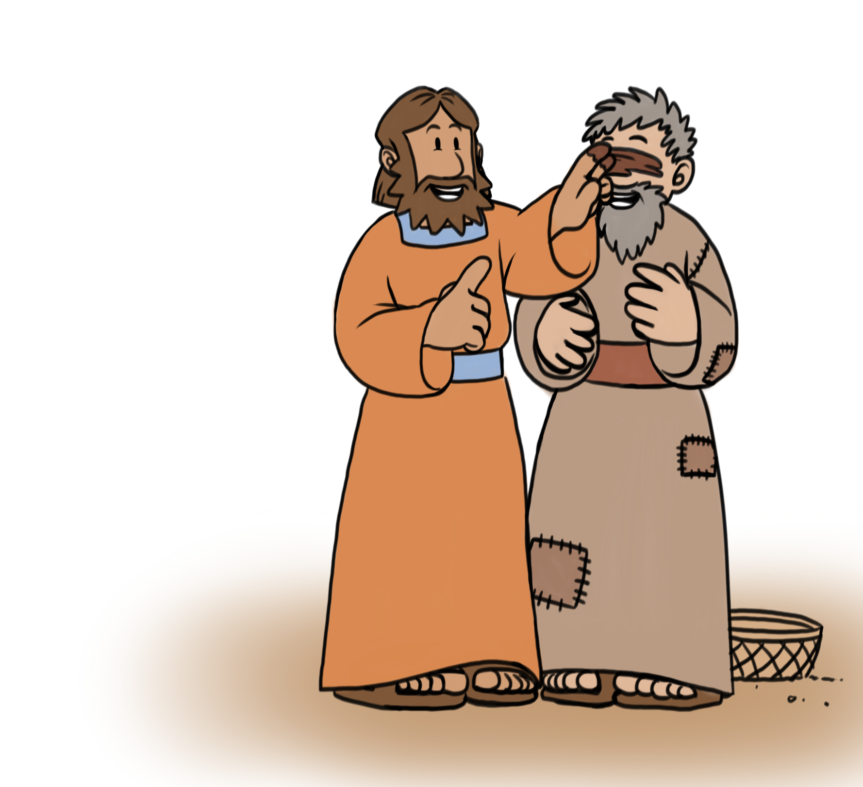 Jesus Heals The Blind Man Clipart at GetDrawings.com.