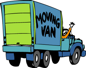 256 Moving Truck free clipart.