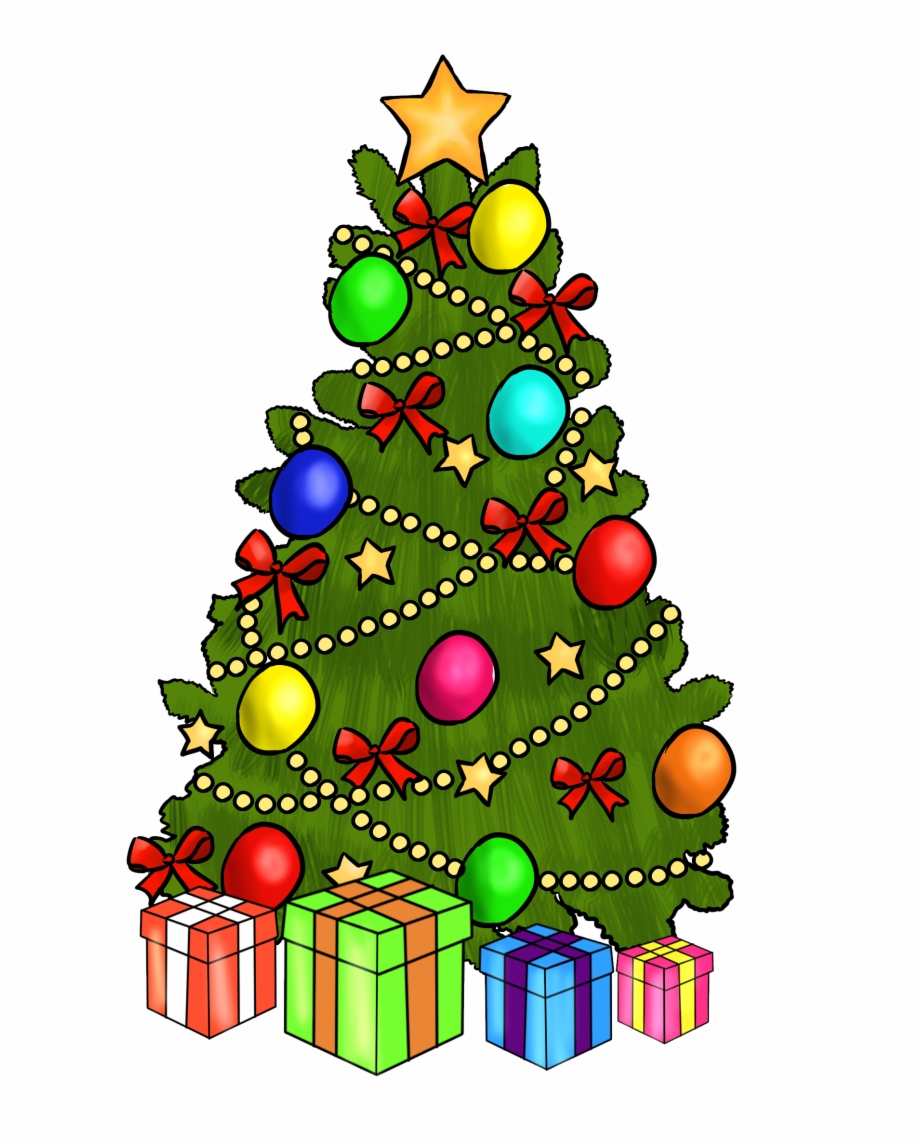 Clipart Animated Merry Christmas Christmas Tree.