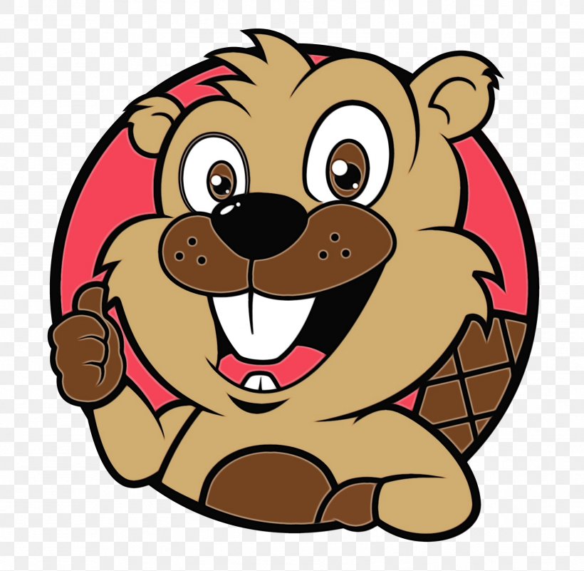 Cartoon Clip Art Animated Cartoon Brown Bear, PNG.