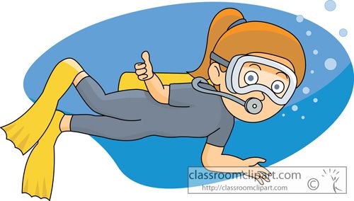 Image result for snorkel girl cartoon.