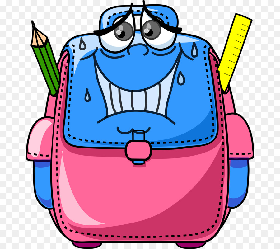 Cartoon School Supplies clipart.