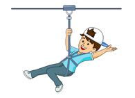 Zipline Clipart.