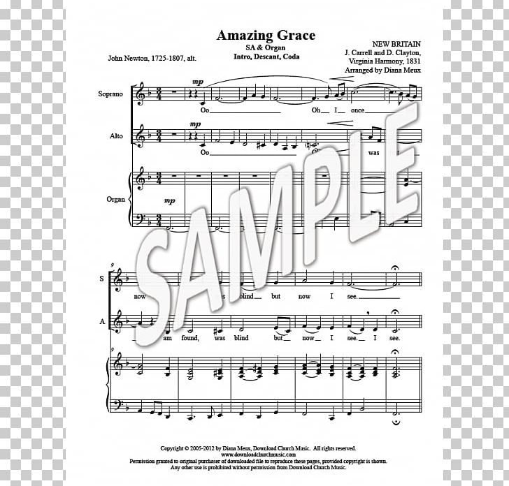 Church Music Sheet Music Descant Hymn PNG, Clipart, Amazing.