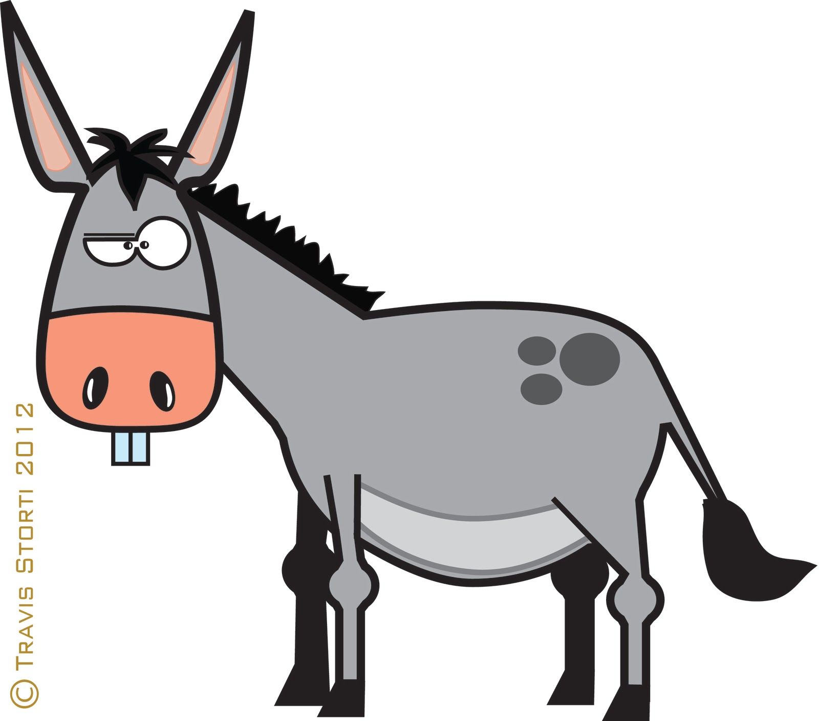 Donkey Face Clip Art Clipart.