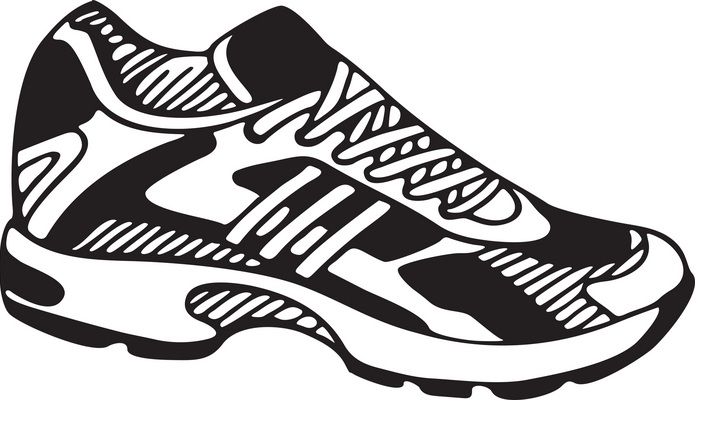 Tennis Shoe Clipart #1.