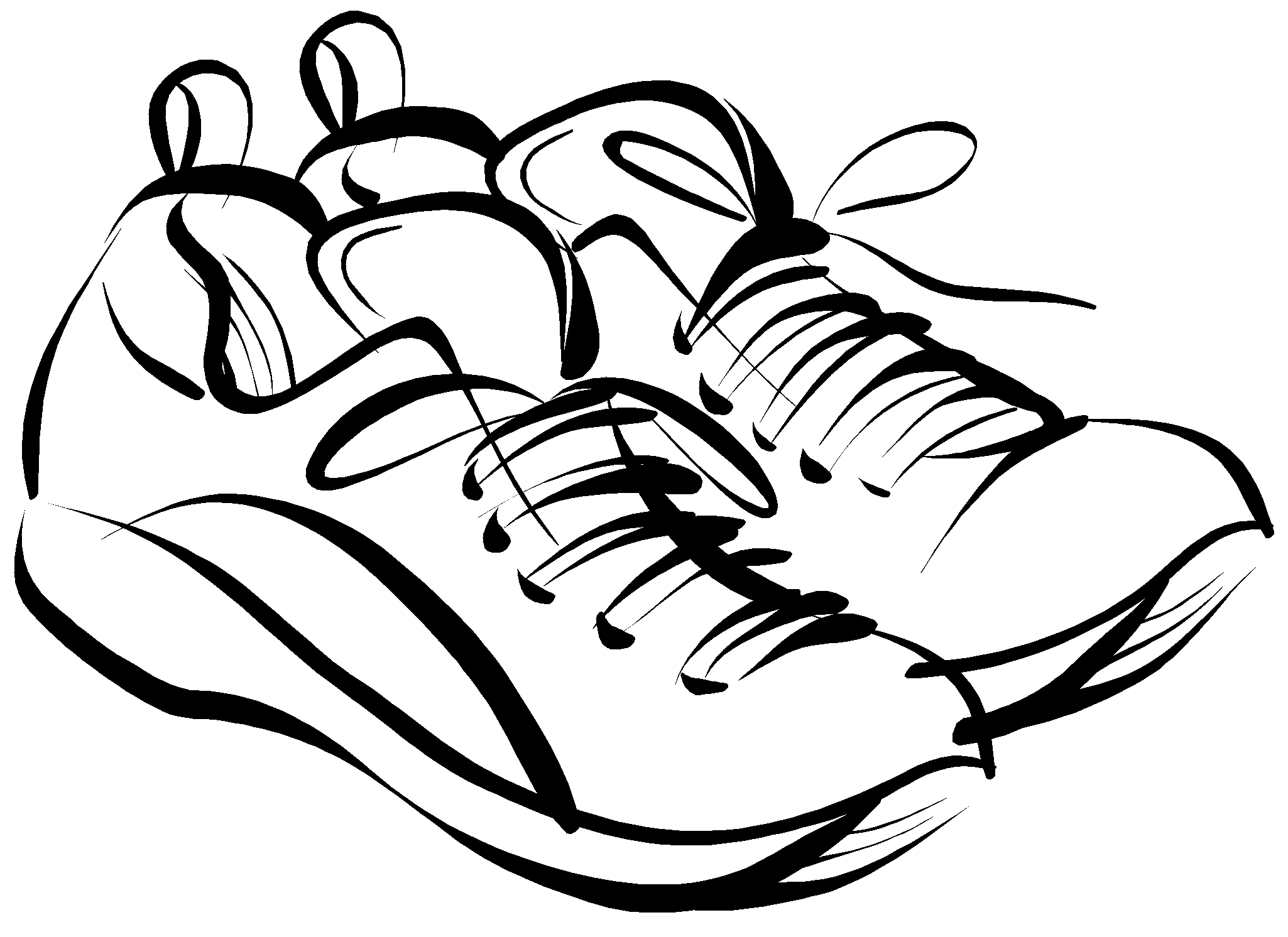 Running Shoes Drawing Clipart Panda Free Clipart Images.