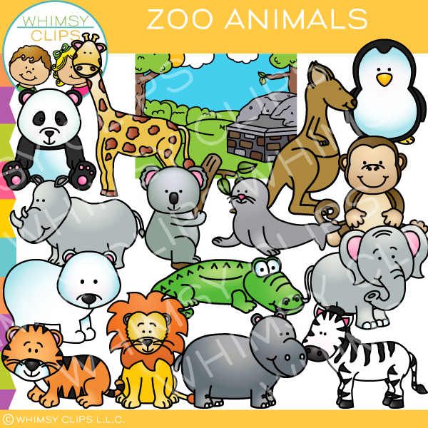 Zoo Animal Clipart Group (+), HD Clipart.