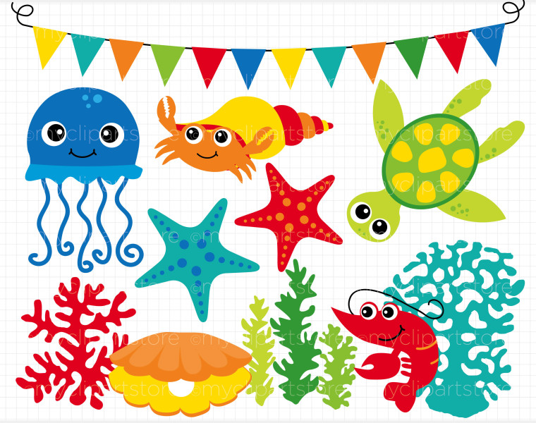 1304 Under The Sea free clipart.