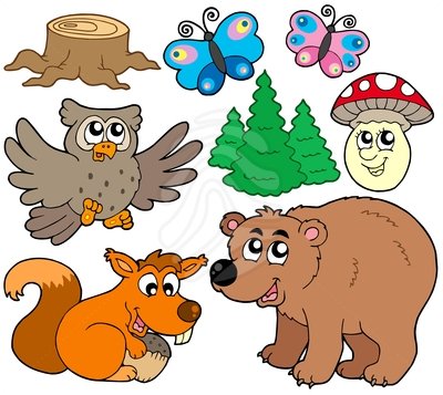 Forest animals clipart 8 » Clipart Station.