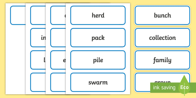 Abstract Nouns Word Cards.