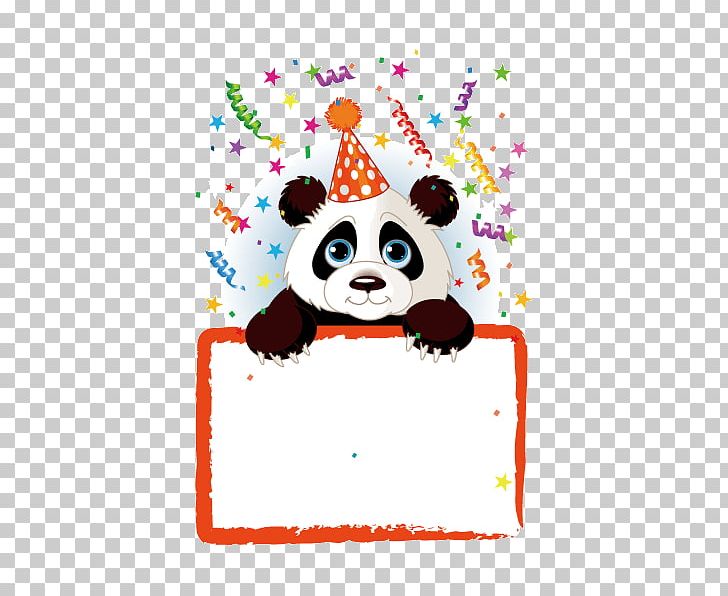 Giant Panda Birthday Stock Photography PNG, Clipart.