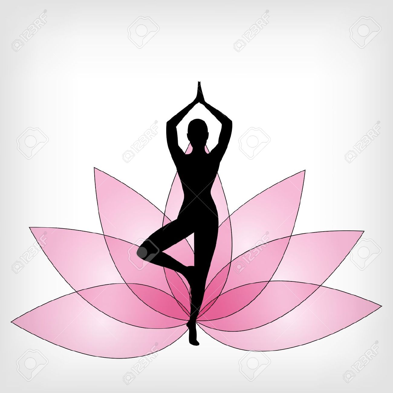 5327 Yoga free clipart.