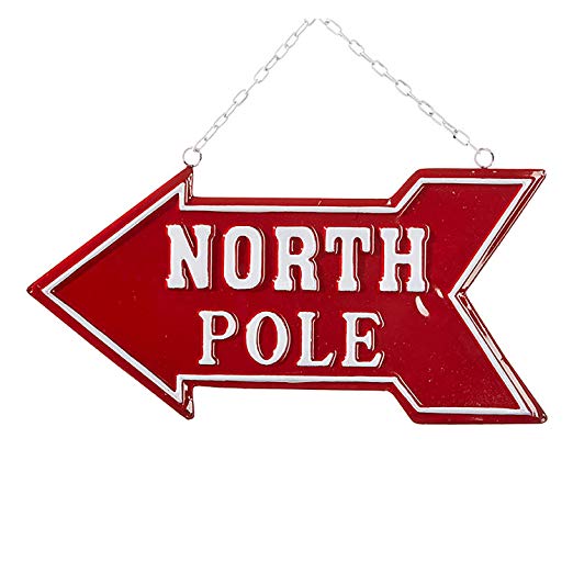 Amazon.com: One Holiday Way Vintage Metal North Pole Arrow.