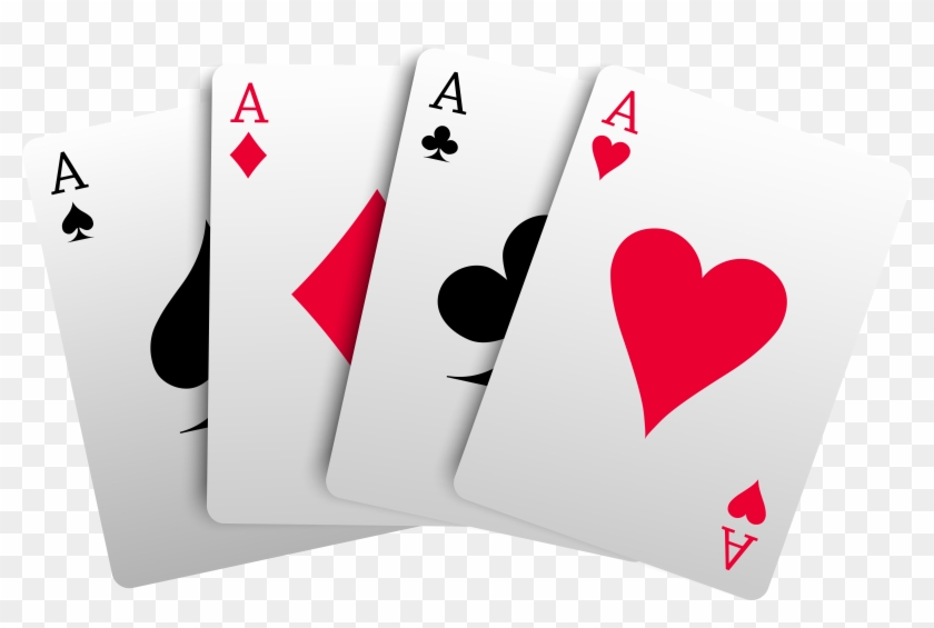 4 Aces Cards Png Clipart.