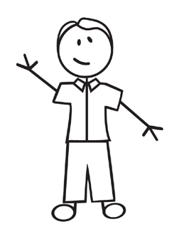 Male Stick Figure.