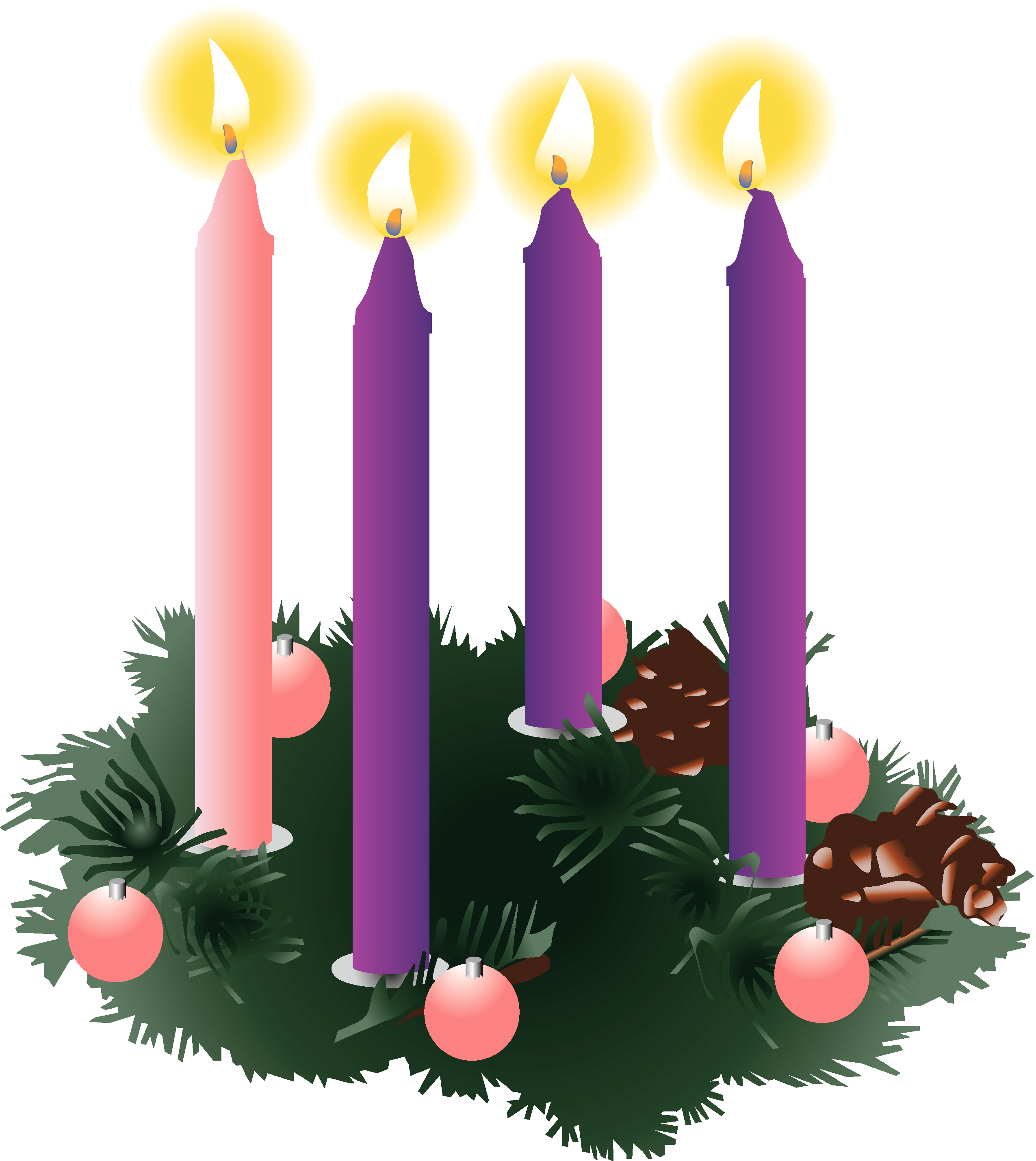 Fourth Week Of Advent Clipart.