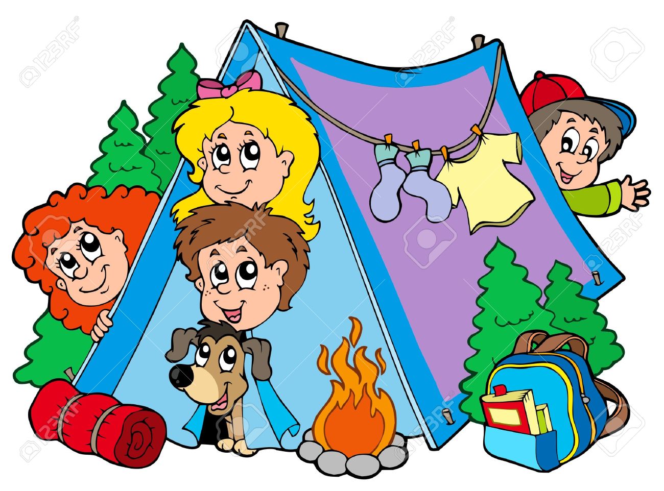 Family Adventure Clipart.