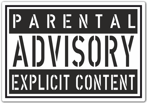 Parental Advisory Logo clipart.