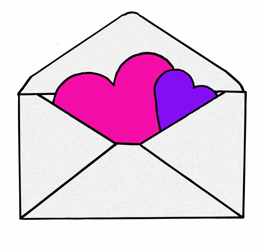 Cute Envelope Png Envelope With Heart Clipart.