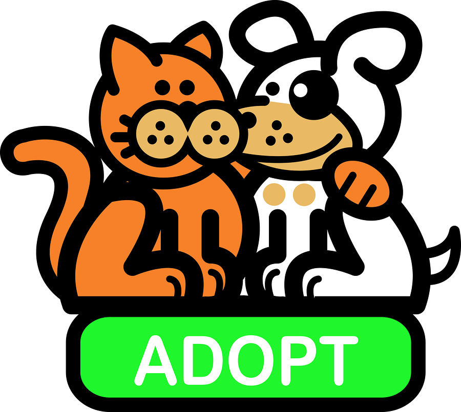 Pet adoption clipart.