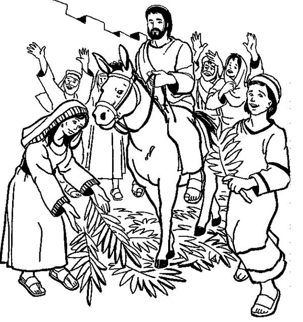 312 Palm Sunday free clipart.