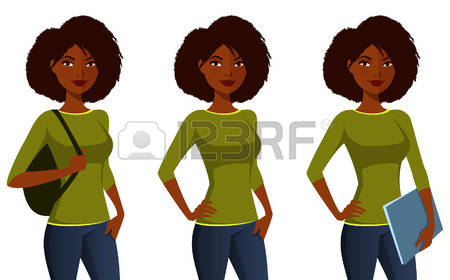 1,162 African American Student Cliparts, Stock Vector And Royalty.