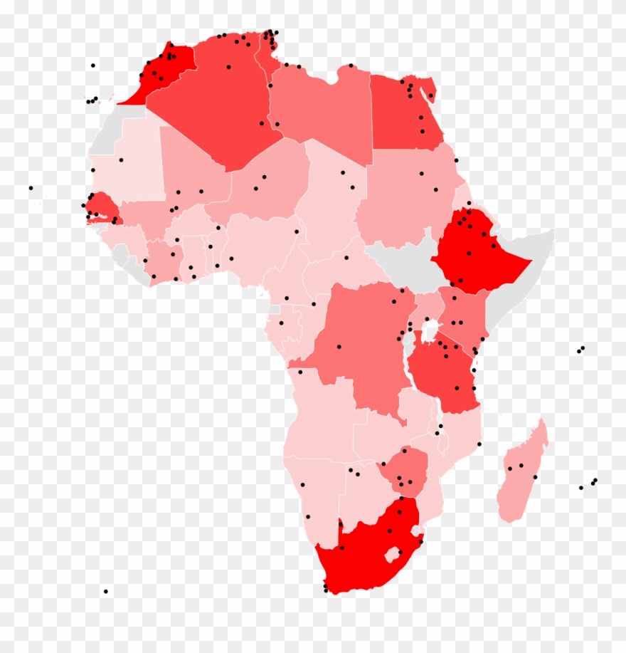 World Heritage Sites Africa Map.