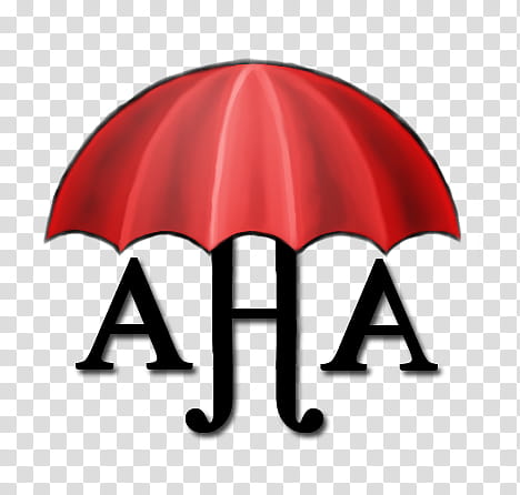 Aha logo concept transparent background PNG clipart.