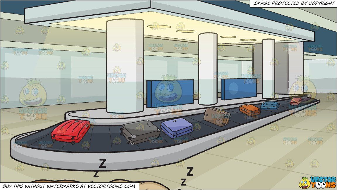 clipart #cartoon Let Sleeping Dogs Lie and An Airport.