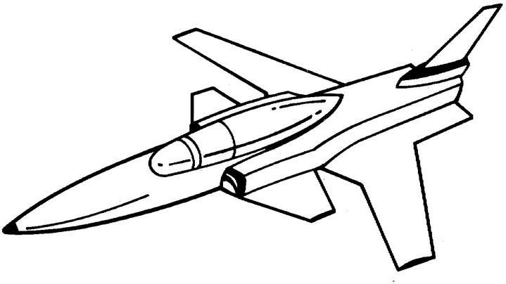 Military Airplane Coloring Pages.