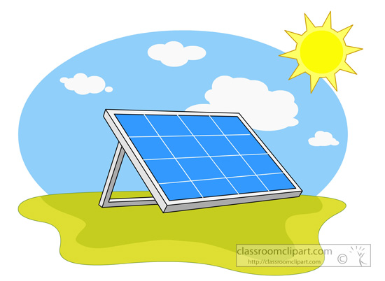 Solar Power Clipart.