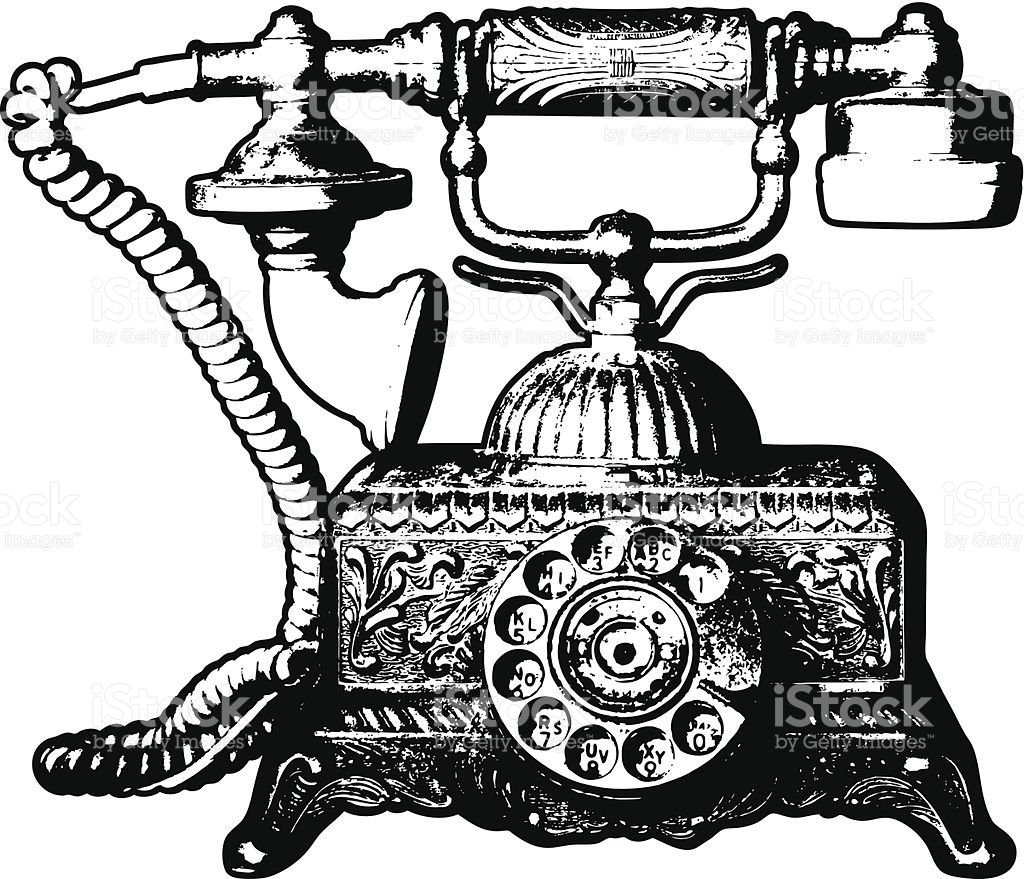 Old Telephone Clip Art, Vector Images & Illustrations.