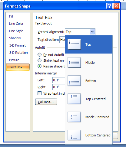 How to align clipart in word.