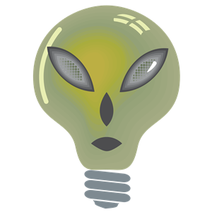 alien light bulb clipart, cliparts of alien light bulb free.