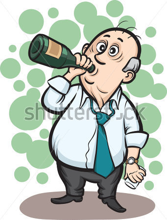 Alkohol Trinken Clipart.